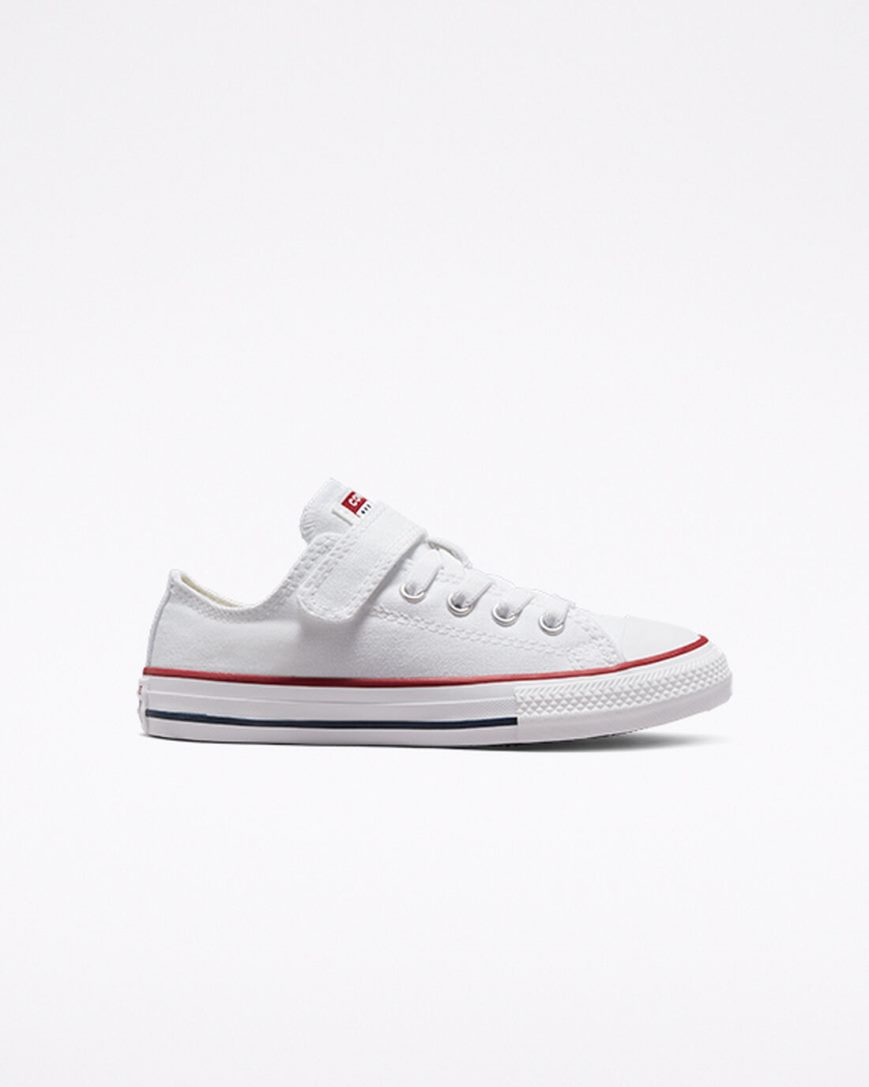 Dívčí Boty Nízké Converse Chuck Taylor All Star Easy-On Bílé Béžový | CZ YWIU57